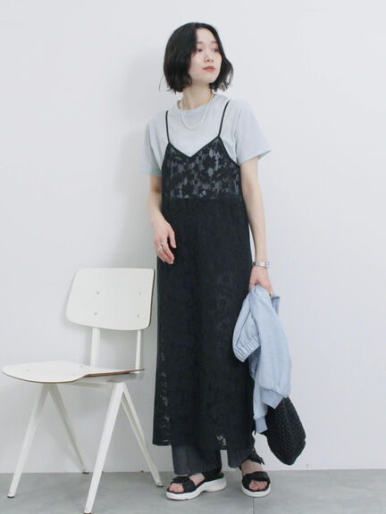 ラメTシャツ（サックスブルー/キナリ/ＴＯＰグレー）｜Samansa Mos2 blue（サマンサモスモス ブルー）通販