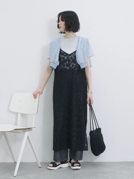 ラメTシャツ（サックスブルー/キナリ/ＴＯＰグレー）｜Samansa Mos2 blue（サマンサモスモス ブルー）通販
