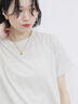 ラメTシャツ（サックスブルー/キナリ/ＴＯＰグレー）｜Samansa Mos2 blue（サマンサモスモス ブルー）通販