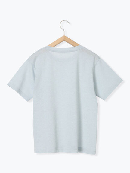 ラメTシャツ（サックスブルー/キナリ/ＴＯＰグレー）｜Samansa Mos2 blue（サマンサモスモス ブルー）通販