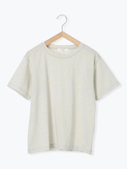 ラメTシャツ（サックスブルー/キナリ/ＴＯＰグレー）｜Samansa Mos2 blue（サマンサモスモス ブルー）通販