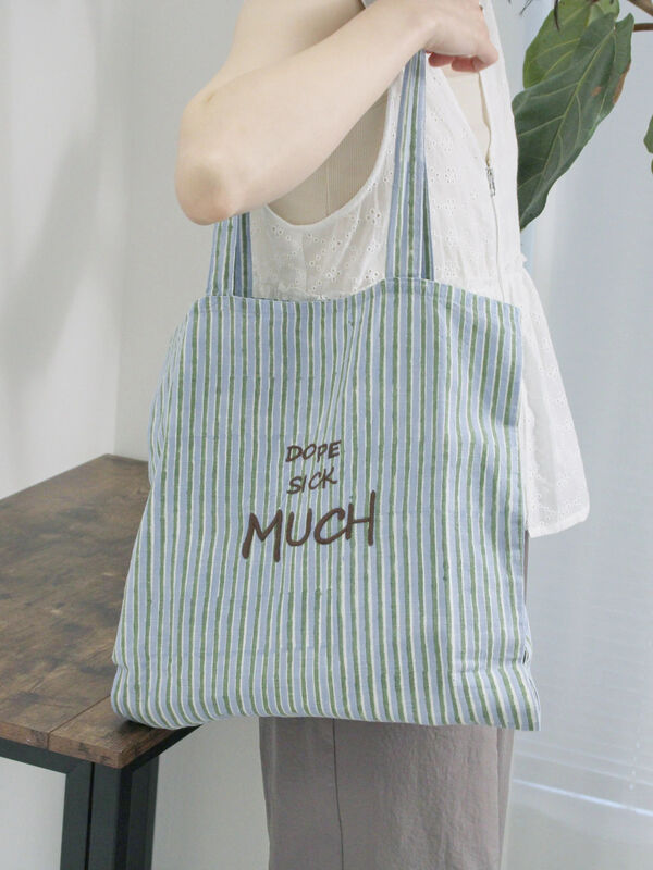 【Made in India】アソートロゴ刺繍トート（ピンク/オレンジ/サックスブルー/ブルー）｜Samansa Mos2 blue（サマンサモスモス ブルー）通販