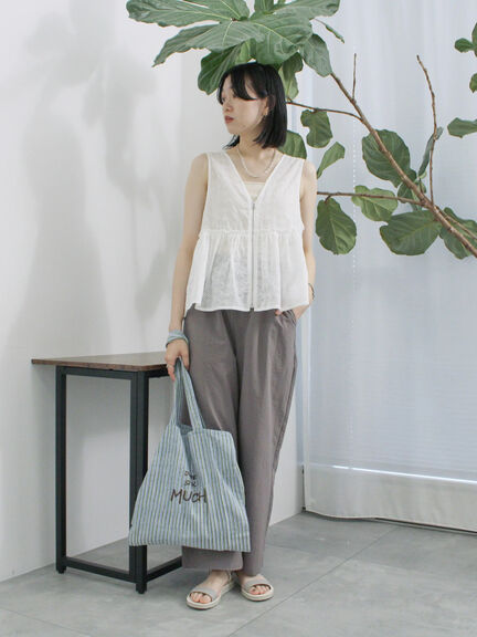 【Made in India】アソートロゴ刺繍トート（ピンク/オレンジ/サックスブルー/ブルー）｜Samansa Mos2 blue（サマンサモスモス ブルー）通販