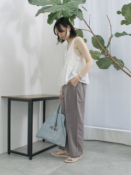 【Made in India】アソートロゴ刺繍トート（ピンク/オレンジ/サックスブルー/ブルー）｜Samansa Mos2 blue（サマンサモスモス ブルー）通販