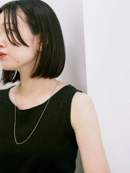 前後2wayモチーフレースタンク（オフホワイト/ブラック/ラベンダー）｜Samansa Mos2 blue（サマンサモスモス ブルー）通販