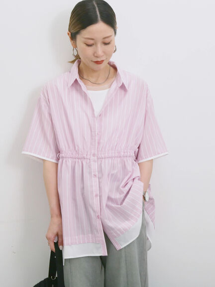 【SALE／10%OFF 商品一覧(ピンク/桃色系)｜Samansa Mos2 blue（サマンサモスモス シャツ/ブラウス(長袖/七分)