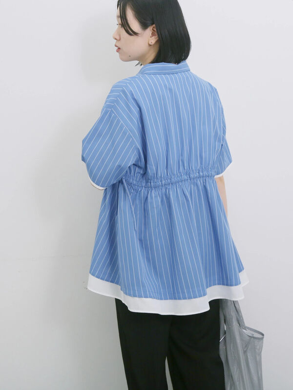 SM2 - 新品 シャーリングチェックブラウス B3の通販 by メルメル