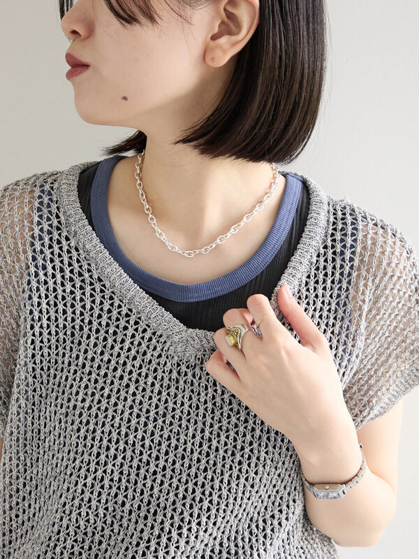 22SS MASUエムエーエスユー ニット ベスト　メランジ 2022SS】 MASU (マス/エムエーエスユー) 