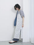 メッシュレースキャミワンピース（オフホワイト）｜Samansa Mos2 blue（サマンサモスモス ブルー）通販