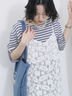 メッシュレースキャミワンピース（オフホワイト/ブラック/サックスブルー）｜Samansa Mos2 blue（サマンサモスモス ブルー）通販