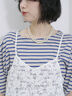 メッシュレースキャミワンピース（オフホワイト/ブラック/サックスブルー）｜Samansa Mos2 blue（サマンサモスモス ブルー）通販