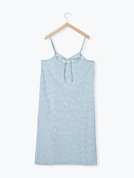 メッシュレースキャミワンピース（オフホワイト/ブラック/サックスブルー）｜Samansa Mos2 blue（サマンサモスモス ブルー）通販