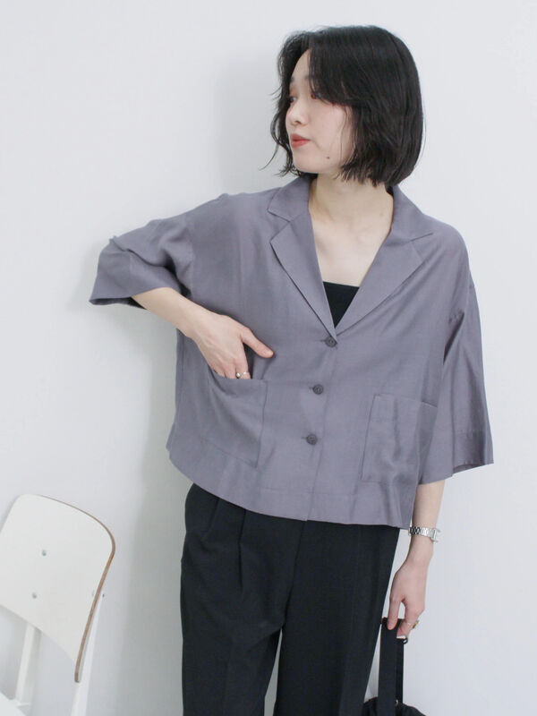 シアージ　開襟シャツ 楽天市場】シアーシャツ メンズ 開襟シャツ オープンカラー