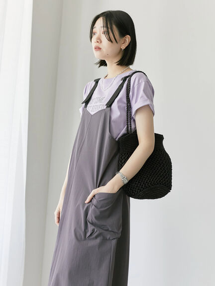 メタリックメッシュバッグ（シルバー/ブラック/ブルー）｜Samansa Mos2 blue（サマンサモスモス ブルー）通販