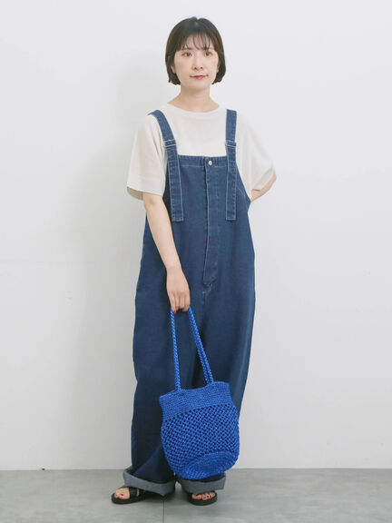 メタリックメッシュバッグ（シルバー/ブラック/ブルー）｜Samansa Mos2 blue（サマンサモスモス ブルー）通販