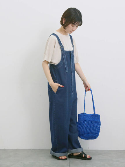 メタリックメッシュバッグ（シルバー/ブラック/ブルー）｜Samansa Mos2 blue（サマンサモスモス ブルー）通販