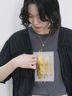 スクエア箔プリントTシャツ（オフホワイト/ホワイト/チャコールグレー）｜Samansa Mos2 blue（サマンサモスモス ブルー）通販