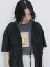 スクエア箔プリントTシャツ（オフホワイト/ホワイト/チャコールグレー）｜Samansa Mos2 blue（サマンサモスモス ブルー）通販