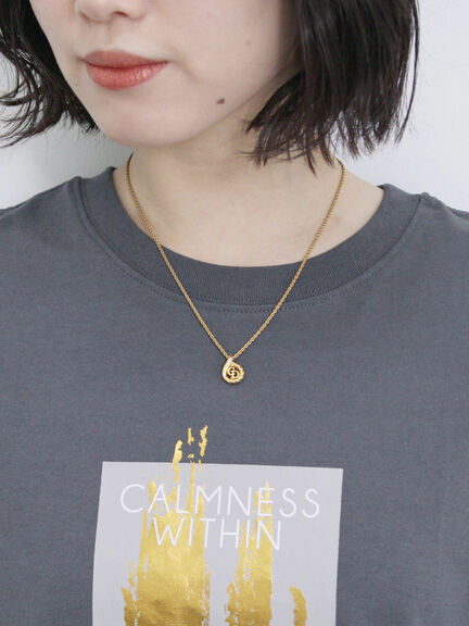 スクエア箔プリントTシャツ（オフホワイト/ホワイト/チャコールグレー）｜Samansa Mos2 blue（サマンサモスモス ブルー）通販