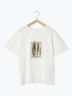 スクエア箔プリントTシャツ（オフホワイト/ホワイト/チャコールグレー）｜Samansa Mos2 blue（サマンサモスモス ブルー）通販