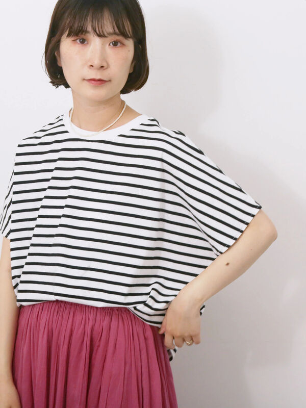 セール】 【USAコットン】アソートフレンチスリーブTシャツ（オフ