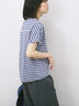 【USAコットン】アソートフレンチスリーブTシャツ（オフホワイト/ホワイト/グレー/ブラック/グリーン）｜Samansa Mos2 blue（サマンサモスモス ブルー）通販