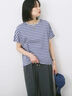 【USAコットン】アソートフレンチスリーブTシャツ（オフホワイト/ホワイト/グレー/ブラック/グリーン）｜Samansa Mos2 blue（サマンサモスモス ブルー）通販