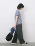 【USAコットン】アソートフレンチスリーブTシャツ（オフホワイト/ホワイト/グレー/ブラック/グリーン）｜Samansa Mos2 blue（サマンサモスモス ブルー）通販