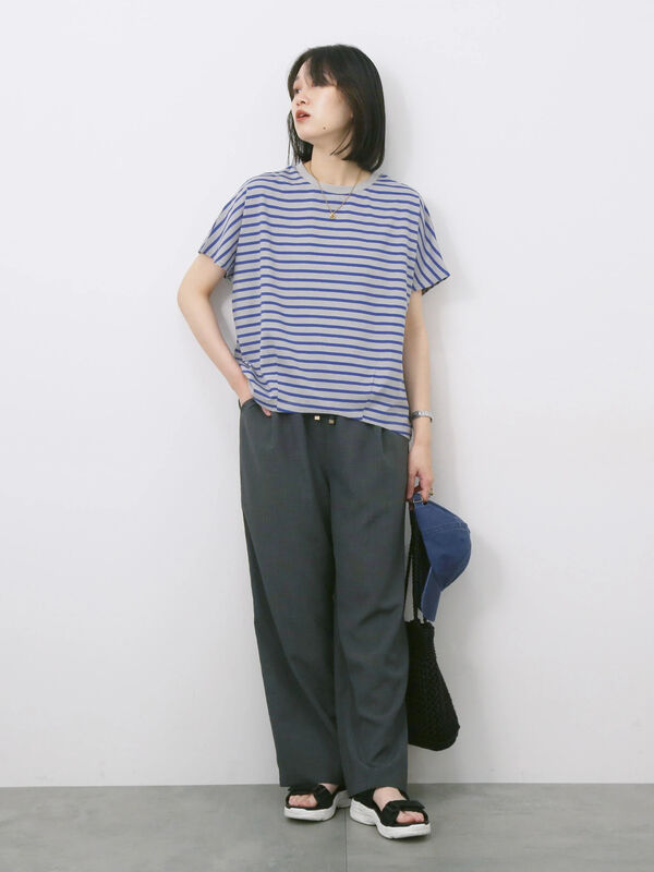 セール】 【USAコットン】アソートフレンチスリーブTシャツ（オフ