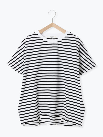 【USAコットン】アソートフレンチスリーブTシャツ（オフホワイト/ホワイト/グレー/ブラック/グリーン）｜Samansa Mos2 blue（サマンサモスモス ブルー）通販