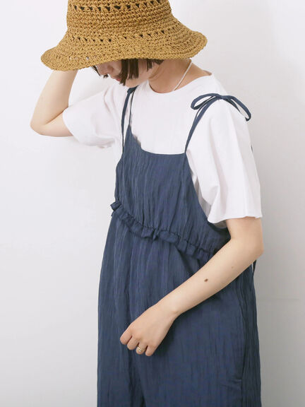 【USAコットン】アソートフレンチスリーブTシャツ（オフホワイト/ホワイト/グレー/ブラック/グリーン）｜Samansa Mos2 blue（サマンサモスモス ブルー）通販