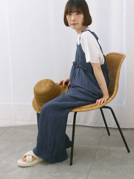 【USAコットン】アソートフレンチスリーブTシャツ（オフホワイト/ホワイト/グレー/ブラック/グリーン）｜Samansa Mos2 blue（サマンサモスモス ブルー）通販