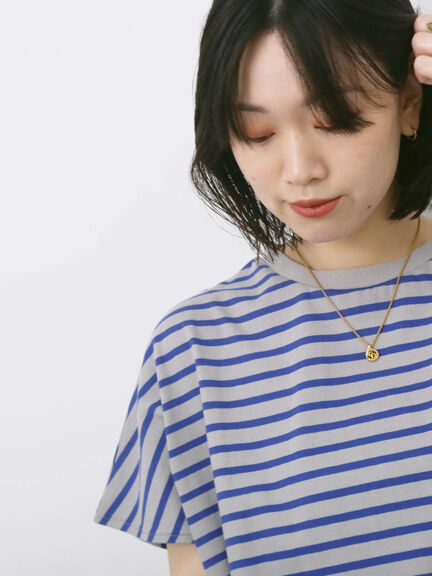 【USAコットン】アソートフレンチスリーブTシャツ（オフホワイト/ホワイト/グレー/ブラック/グリーン）｜Samansa Mos2 blue（サマンサモスモス ブルー）通販