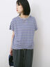 【USAコットン】アソートフレンチスリーブTシャツ（オフホワイト/ホワイト/グレー/ブラック/グリーン）｜Samansa Mos2 blue（サマンサモスモス ブルー）通販