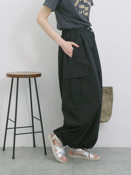 ◎ナイロンカーゴパンツ（ブラック/ライトベージュ/カーキ）｜Samansa Mos2 blue（サマンサモスモス ブルー）通販