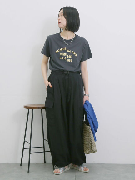 ◎ナイロンカーゴパンツ（ブラック/ライトベージュ/カーキ）｜Samansa Mos2 blue（サマンサモスモス ブルー）通販