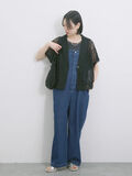 ◎デニムオーバーオール（ネイビー）｜Samansa Mos2 blue（サマンサモスモス ブルー）通販