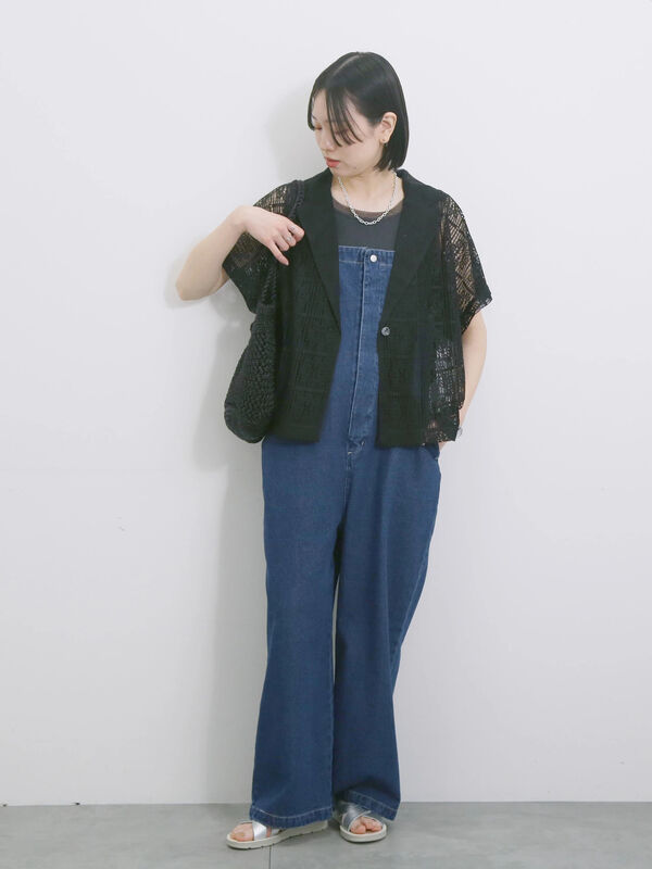 ◎デニムオーバーオール（ネイビー）｜Samansa Mos2 blue（サマンサモスモス ブルー）通販