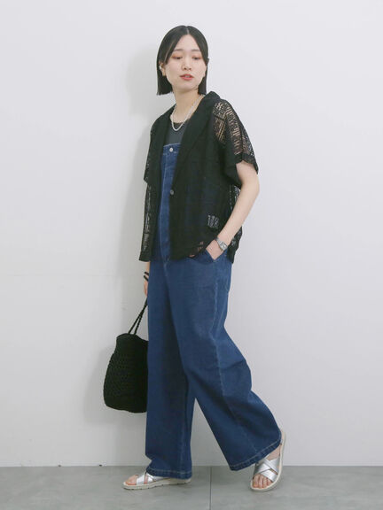 ◎デニムオーバーオール（オフホワイト/ブルー/ネイビー）｜Samansa Mos2 blue（サマンサモスモス ブルー）通販