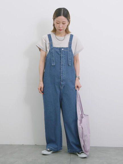 ◎デニムオーバーオール（オフホワイト/ブルー/ネイビー）｜Samansa Mos2 blue（サマンサモスモス ブルー）通販
