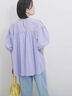 ◎ピンタックギャザーブラウス（オフホワイト/ブラック/ラベンダー）｜Samansa Mos2 blue（サマンサモスモス ブルー）通販
