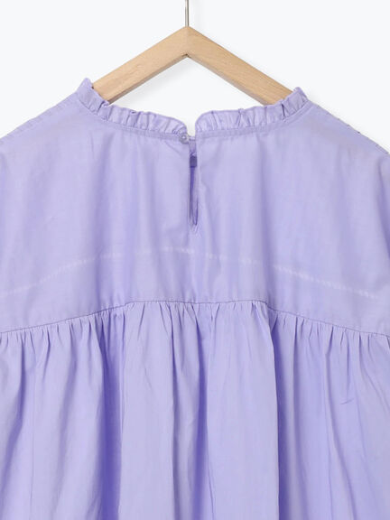 ◎ピンタックギャザーブラウス（オフホワイト/ブラック/ラベンダー）｜Samansa Mos2 blue（サマンサモスモス ブルー）通販