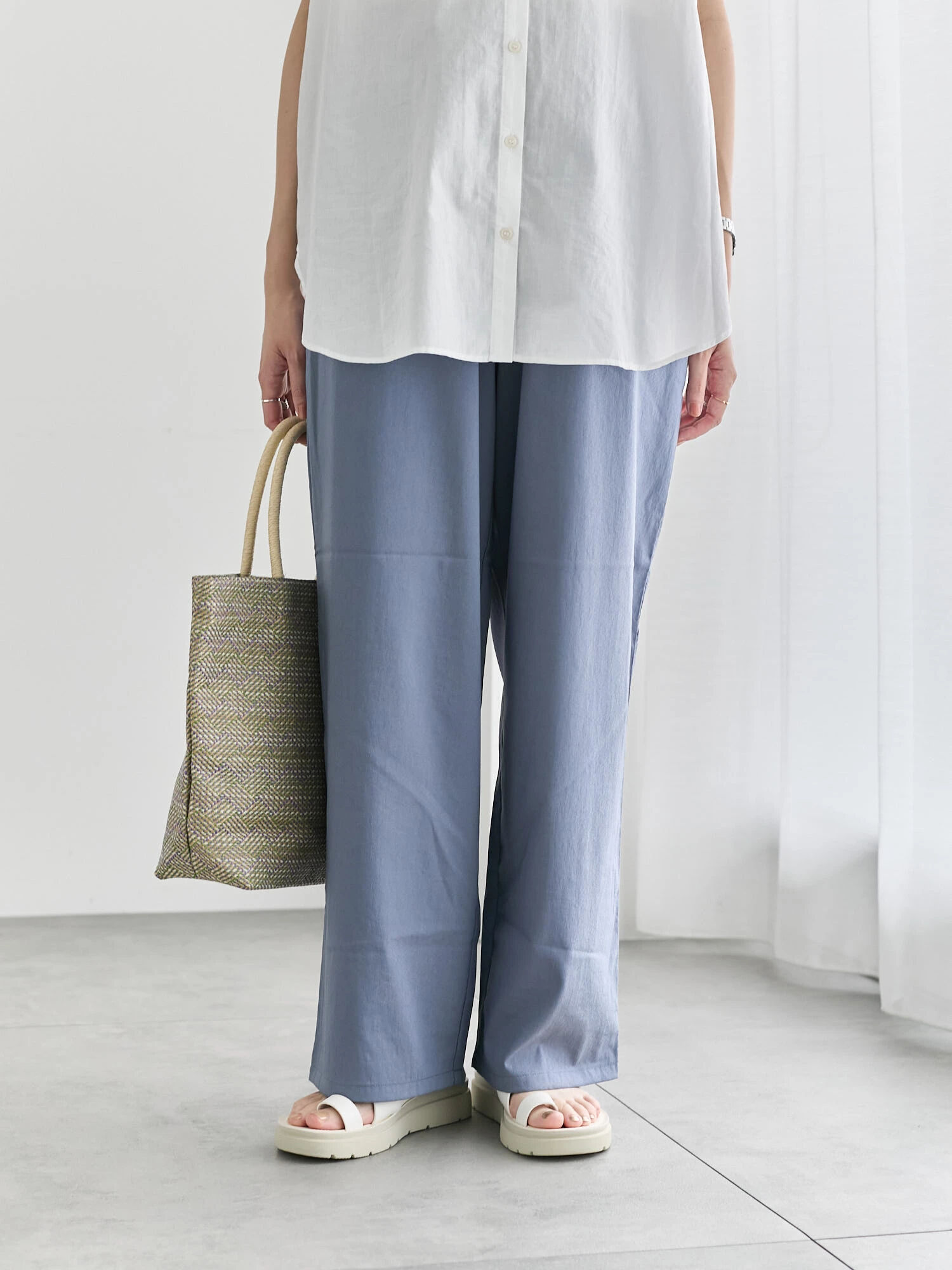 Samansa Mos2
【Slow linen】柄アソートキャミワンピース Samansa Mos2｜リネンタッチワイドブラウス | Rakuten Fashion