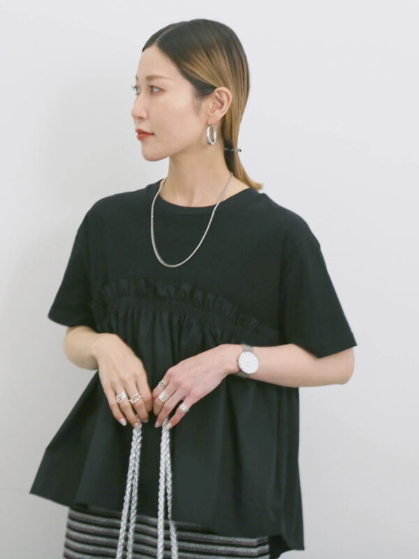 セール】 アソートドッキングプルオーバー（チャコールグレー/ブラック