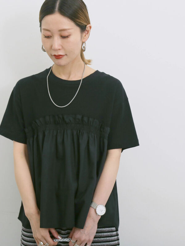 セール】 アソートドッキングプルオーバー（チャコールグレー/ブラック