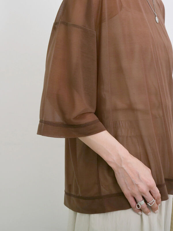 セール】 ◎シアープルオーバー（オフホワイト/ブラック/ブラウン