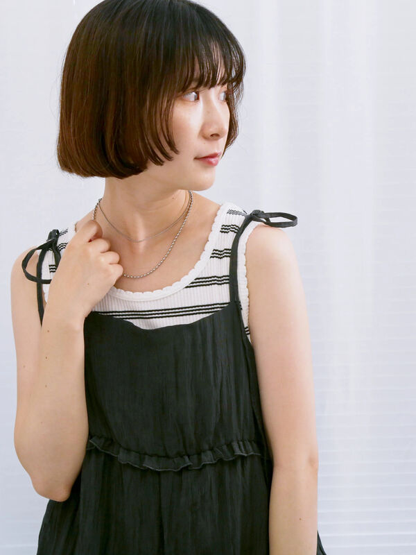 セール】 ◎アソートリブタンク（オフホワイト/ホワイト/ブラック