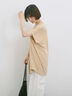 ◎【接触冷感】ロゴプリントチュニック（オフホワイト/ブラック/ベージュ）｜Samansa Mos2 blue（サマンサモスモス ブルー）通販