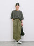 ◎【接触冷感】バックリボンTシャツ（オフホワイト/チャコールグレー/サックスブルー）｜Samansa Mos2 blue（サマンサモスモス ブルー）通販