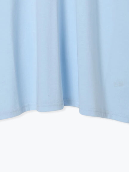 ◎【接触冷感】バックリボンTシャツ（オフホワイト/チャコールグレー/サックスブルー）｜Samansa Mos2 blue（サマンサモスモス ブルー）通販